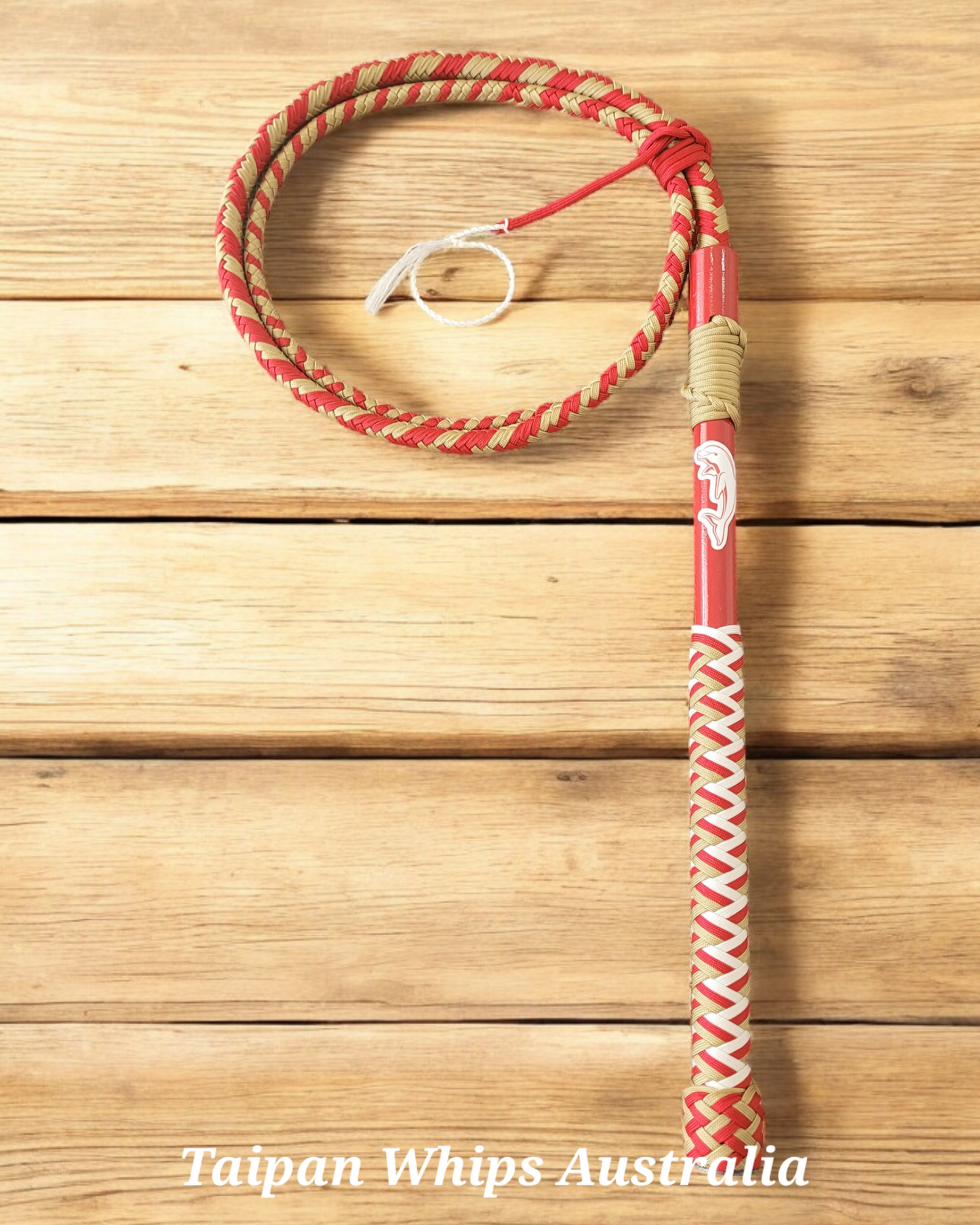 5 Ft Performance Hybrid Whip - NRL Team - Redcliff Dolphins Colour Theme
